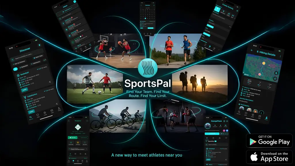 SportsPal - Find Your Team, Find Your Route, Find Your Limit