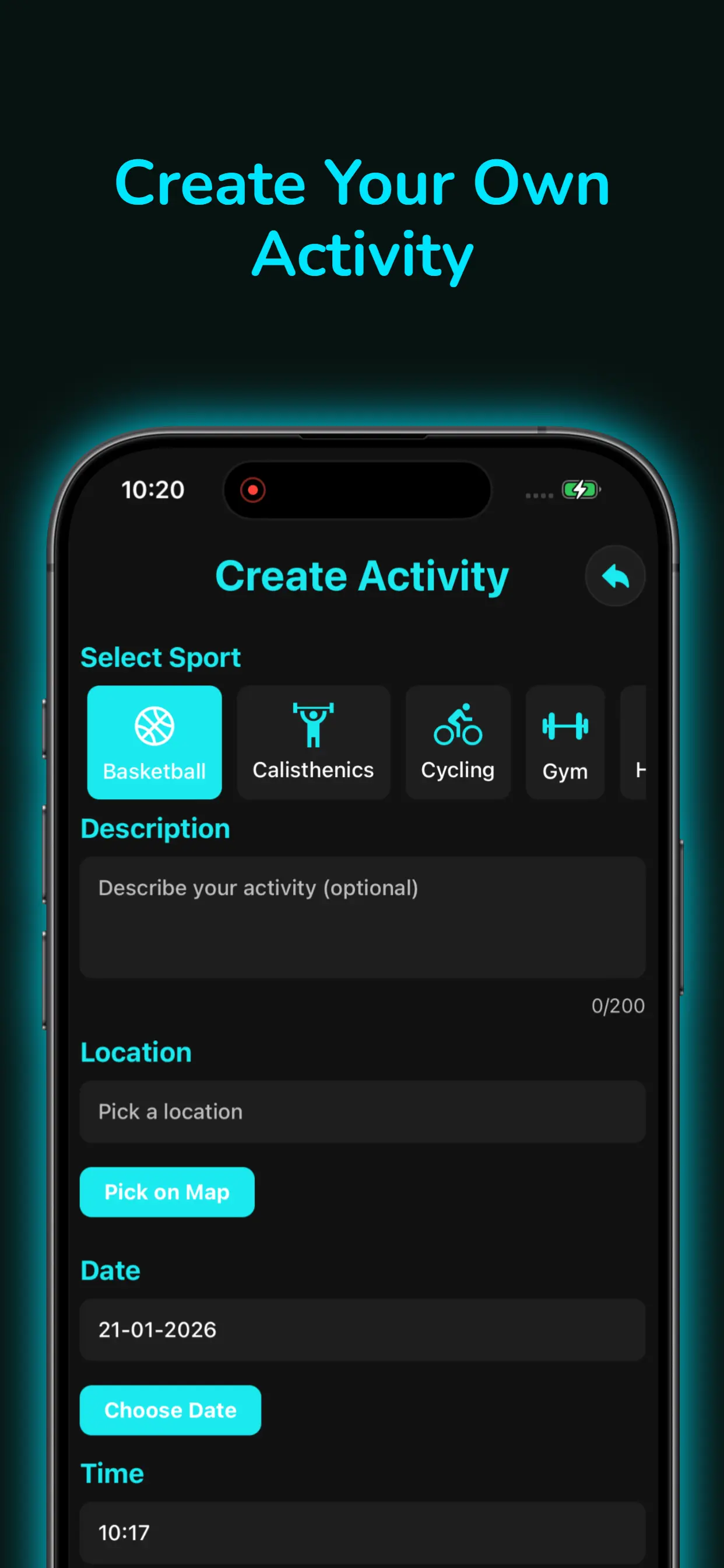 SportsPal Activity Details