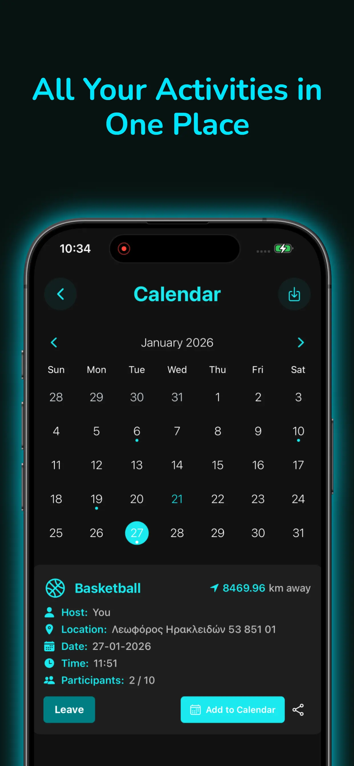 SportsPal Route Sharing